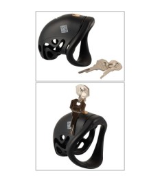 Peniskäfig mit herausnehmbarem Silikon-Dilator