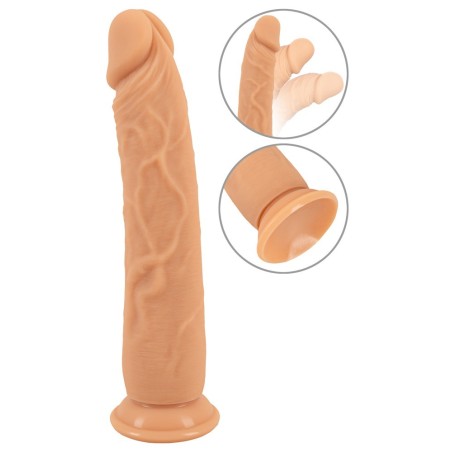 Naturdildo „European Lover Silicone!“ mit Saugfuß
