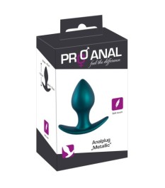 Analplug „Metallic“ aus Silikon