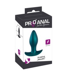 Analplug „Metallic“ aus Silikon