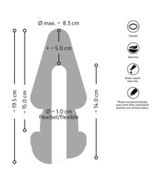 Analplug „2in1 Butt Plug & Extension“ als Penisverlängerung