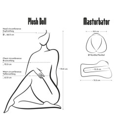 Liebespuppe „Your Plush Doll Leona“, kuschelweich