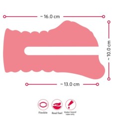 Masturbator in Vulva/Vagina-Optik