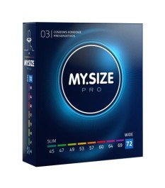 Kondome „MY.SIZE pro 72 mm“ allergenarm