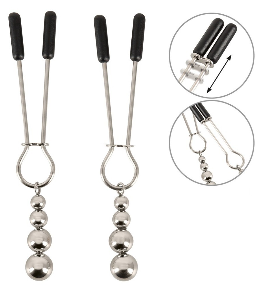 Nippelklemmen mit Kugelschmuck
