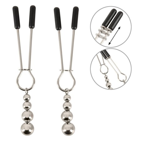 Nippelklemmen mit Kugelschmuck