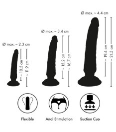 3-teiliges Analplug-Set