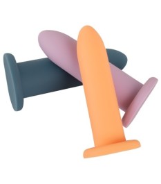 3-teiliges Dildo-Set „Three in a Row“, versch. Größen & Gewichte