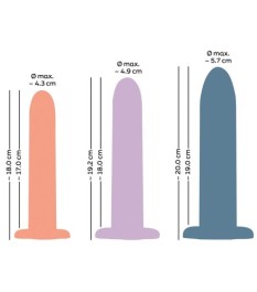 3-teiliges Dildo-Set „Three in a Row“, versch. Größen & Gewichte