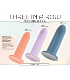 3-teiliges Dildo-Set „Three in a Row“, versch. Größen & Gewichte