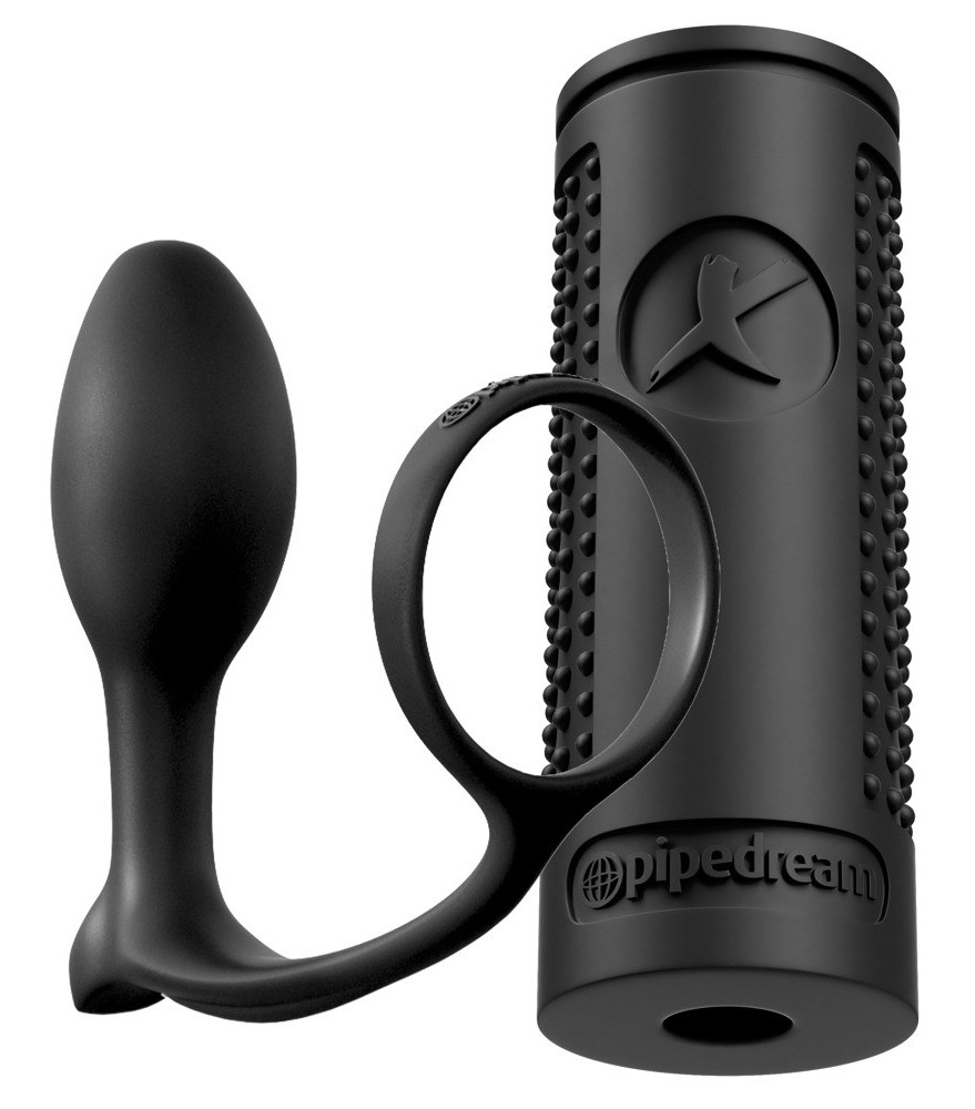 Set „Ass-Gasm Explosion Kit“ mit Masturbator
