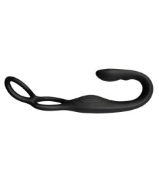 Analvibrator „The Vibe“ mit Penis- und Hodenring, multi-flexibel