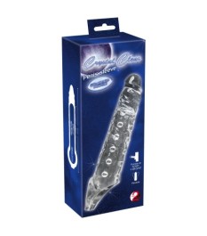 Penishülle „Penis sleeve“ mit Hodenring, innen genoppt