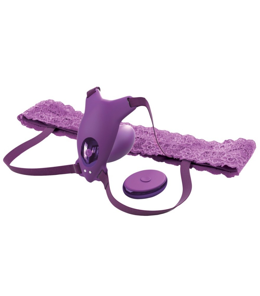 Vibro-String „Ultimate G-Spot Butterfly Strap-on“ mit Fernbedienung