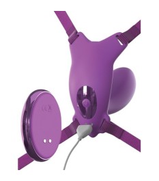 Vibro-String „Ultimate G-Spot Butterfly Strap-on“ mit Fernbedienung