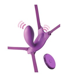 Vibro-String „Ultimate G-Spot Butterfly Strap-on“ mit Fernbedienung