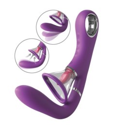 Vibrator „Her Ultimate Pleasure Pro“ mit 2 Klitoris-Saugschalen