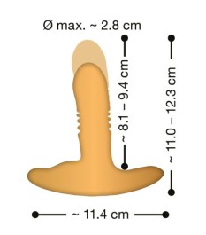 „RC Analplug mit Stoßfunktion“ und praktischer Fernbedienung