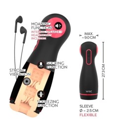 "Masturbator 06" mit Vibration, Saugfunktion & variablem Druck