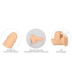 Stoßdildo „6,5" Thrusting Dong RC“ mit Saugfuß