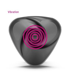 Auflegevibrator "Heart's Desire" mit E-Stim