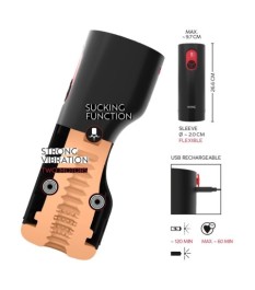 „Masturbator 07" mit Vibration und Saugfunktion