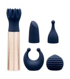 Analvibrator „RC double fucker“ mit Penis- und Hodenring