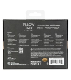 Vibrator „Desires“ mit 5 Silikon-Aufsätzen