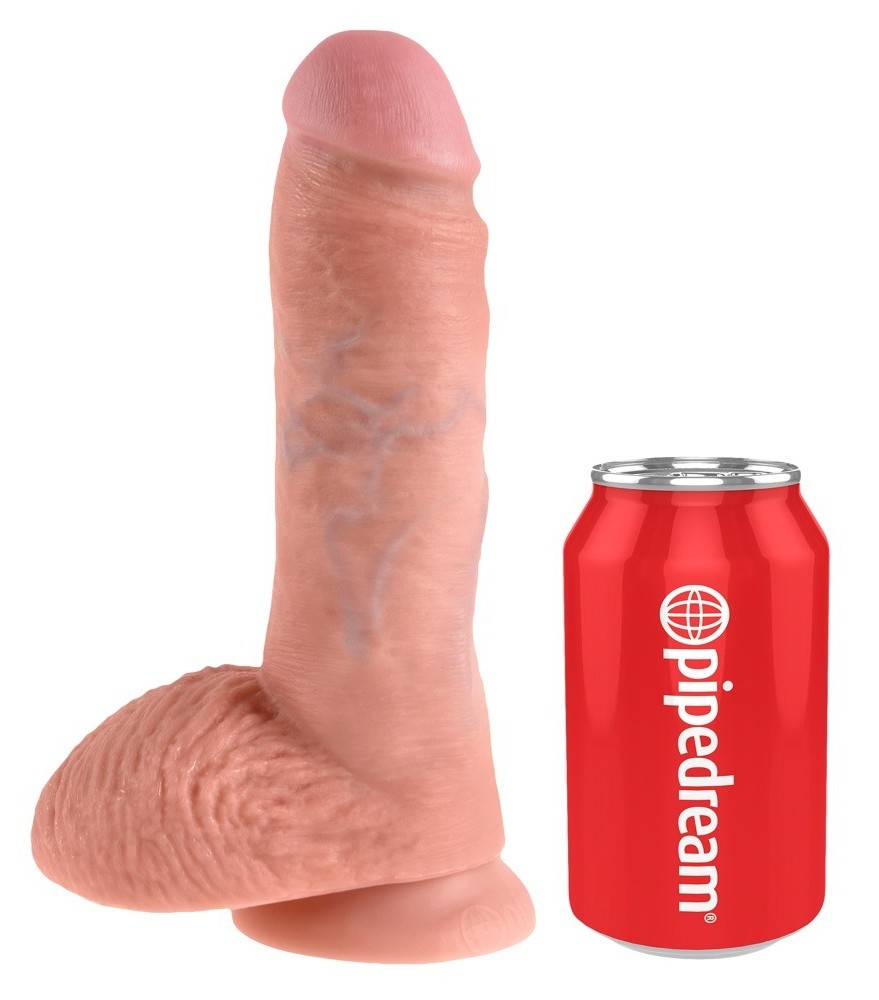 Dildo „8" Cock with Balls“