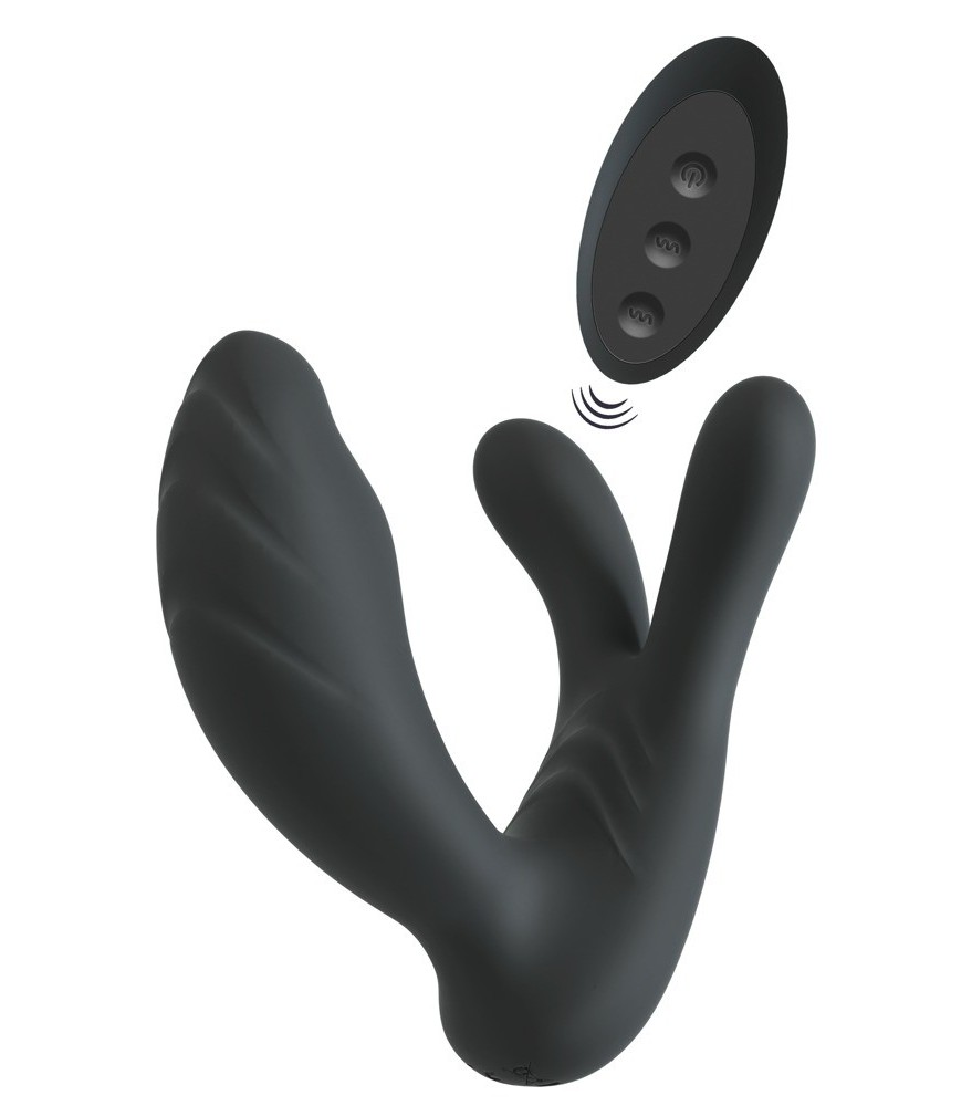 Vibrator „RC G-&P-Spot“ mit Klitoris-/Hodenstimulator