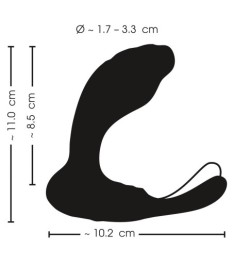 Vibrator „RC G-&P-Spot“ mit Klitoris-/Hodenstimulator