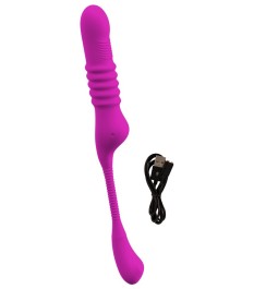 Stoßvibrator „3 Function“ mit klopfendem Klitoris-Stimulator