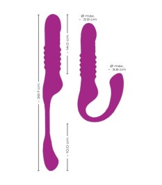 „Nodding Rabbit Vibrator“ mit rhythmisch nickender G-Zonen-Spitze in 3 Speeds