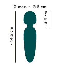 Massagestab „Petite Wand“ mit 10 Vibrationsmodi