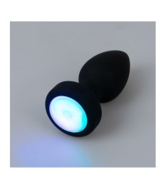 Analvibrator „RC Flashing Butt Plug“ mit flackerndem LED-Licht