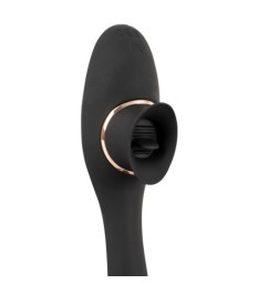 Biegsamer Klit-Vibrator mit beweglicher Zunge