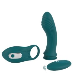 Vibrator „RC G-&P-Spot“ mit Klitoris-/Hodenstimulator