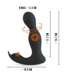Analvibrator „RC Butt Plug with 2 Functions“ mit Rotation