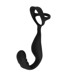 Prostata-Vibrator mit Perineum-Vibrator und Penis-/Hodenring