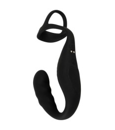 Prostata-Vibrator mit Perineum-Vibrator und Penis-/Hodenring