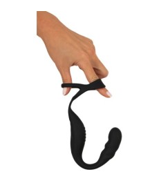 Prostata-Vibrator mit Perineum-Vibrator und Penis-/Hodenring