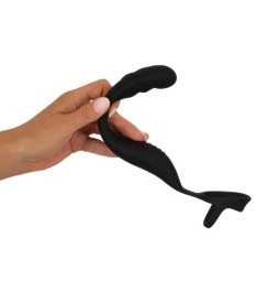 Prostata-Vibrator mit Perineum-Vibrator und Penis-/Hodenring
