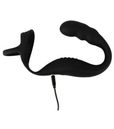 Prostata-Vibrator mit Perineum-Vibrator und Penis-/Hodenring