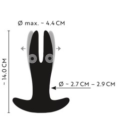 Analvibrator mit automatischer Spreiz-Funktion