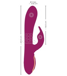 Rabbitvibrator mit Moving-Klitoris-Bunny