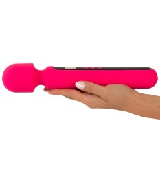 Massagestab „Pink Sunset Wand Vibrator“ mit Digital-Display