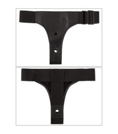 4-teiliges Strap-on-Set inklusive RC-Vibrator und 2 Dildos