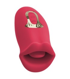 Auflegevibrator „Oral Fun“ mit Moving-Lips & Vibro-Zunge