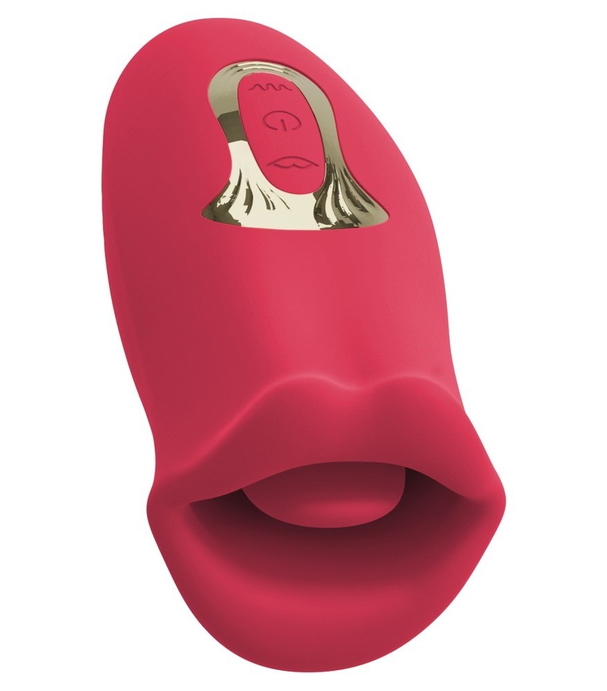 Auflegevibrator „Oral Fun“ mit Moving-Lips & Vibro-Zunge