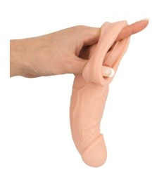 Penishülle mit Hoden-Öffnung, verlängert um 5 cm